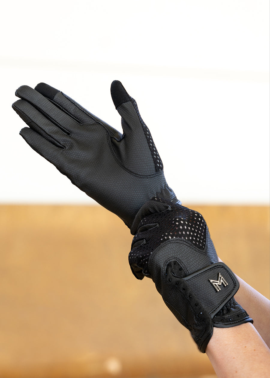 Ava Riding Gloves (Black)