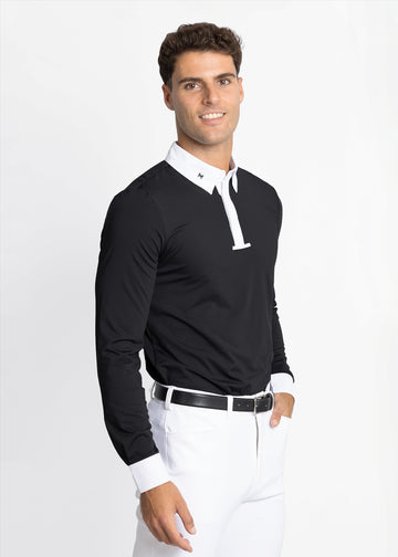 Active Long Sleeve Competition Shirt (Black)