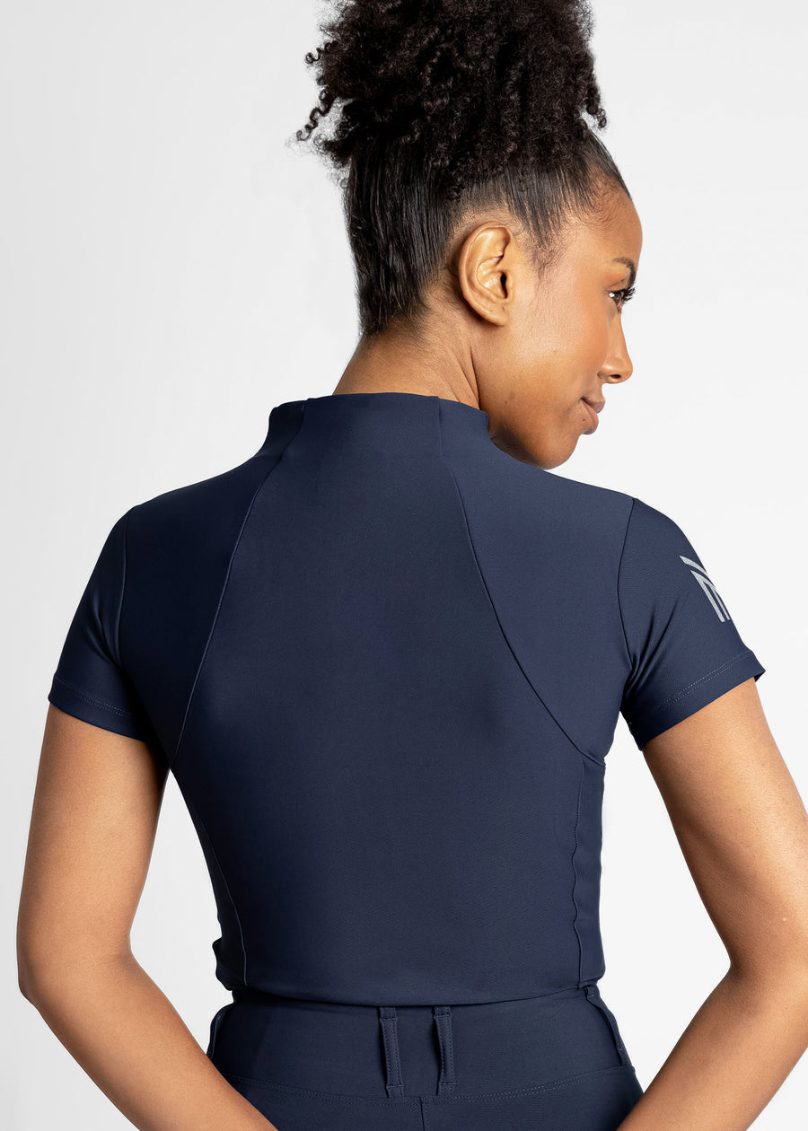 Short Sleeve Base Layer (Navy)