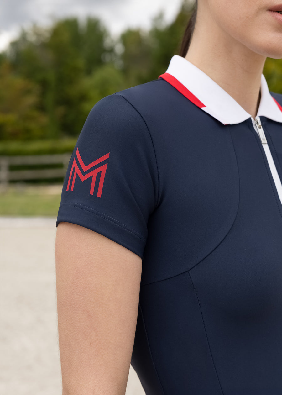 Concept Short Sleeve Polo Shirt (Navy)