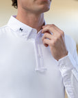 Active Long Sleeve Competition Shirt (White)