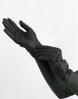 Emblem Riding Gloves (Black)