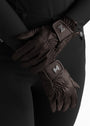 Emblem Riding Gloves (Chocolate)
