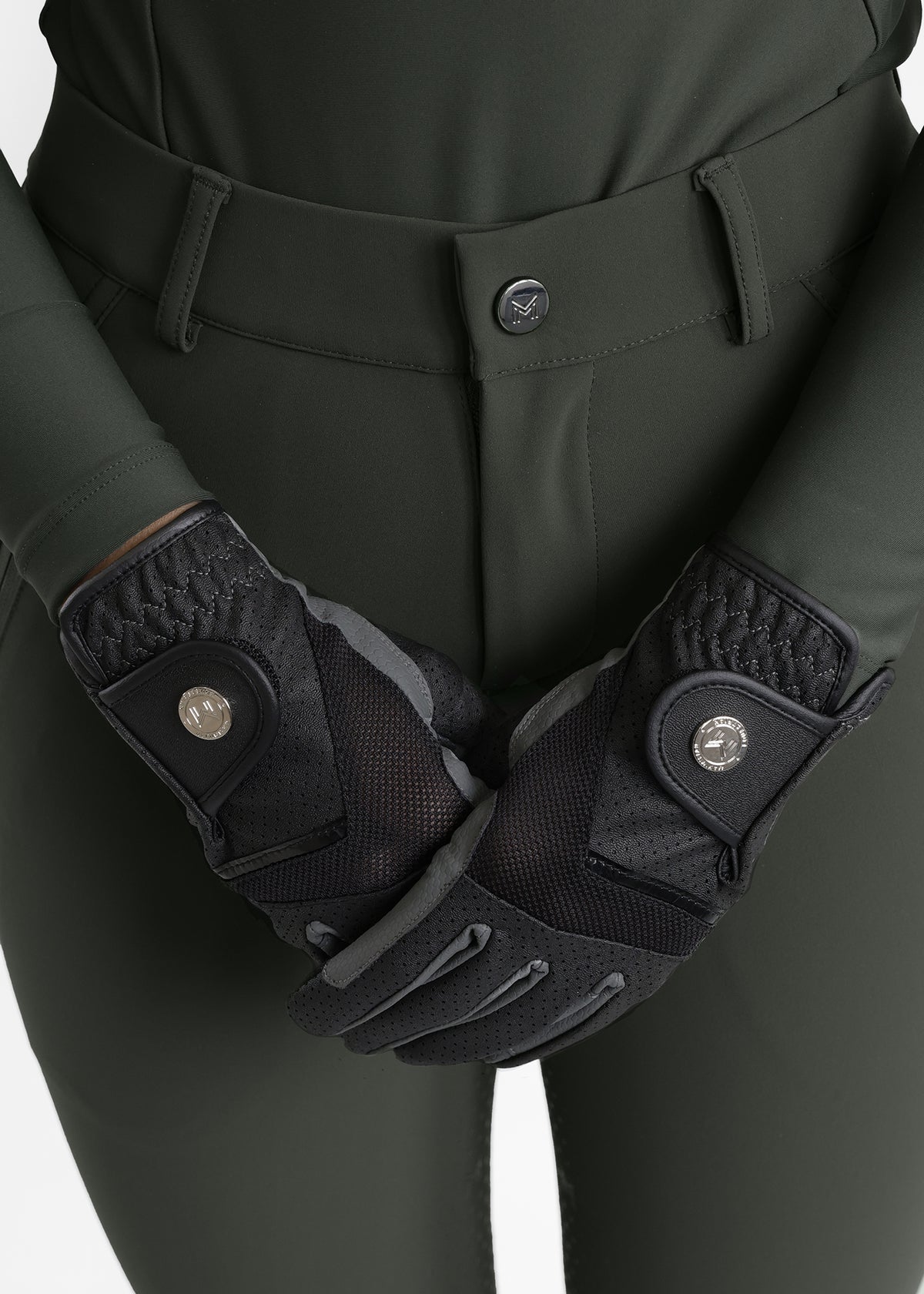 Max Riding Gloves (Black/Grey) – Maximilian Equestrian