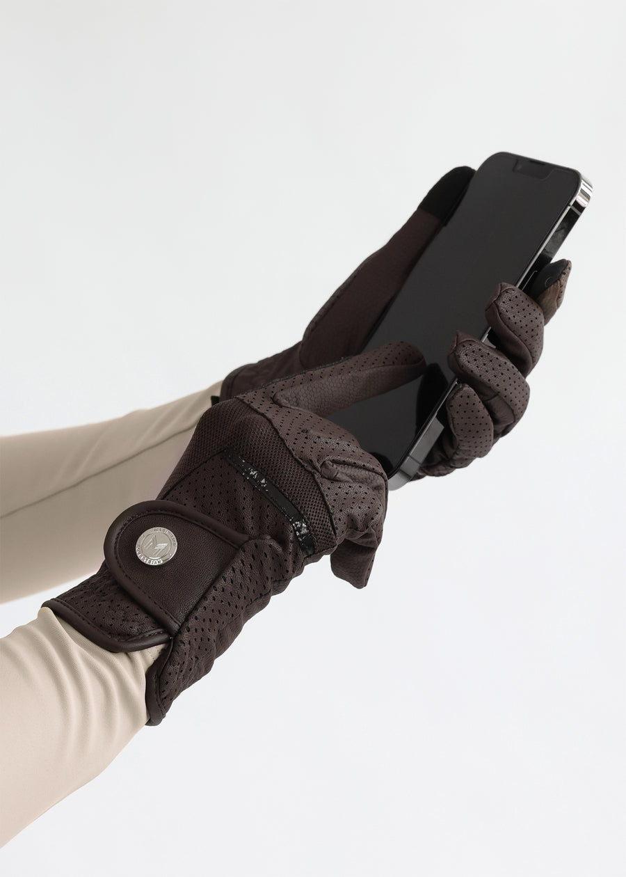 Max Riding Gloves (Chocolate)