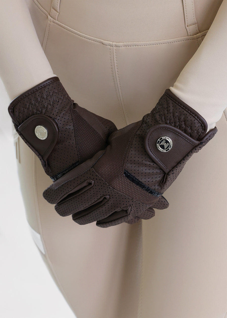 Max Riding Gloves (Chocolate)