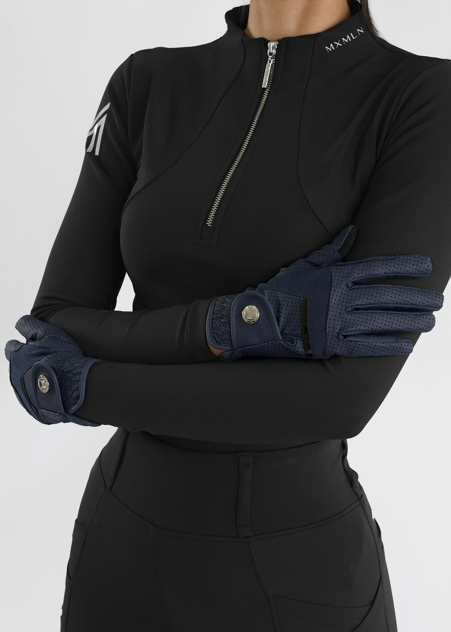 Max Riding Gloves (Navy)