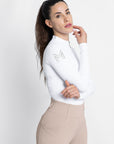 Long Sleeve Base Layer (White/Silver)