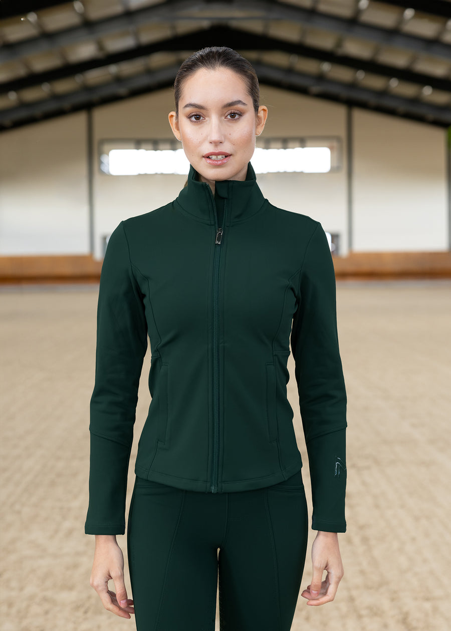 Fleeced Vera Jacket (Emerald)