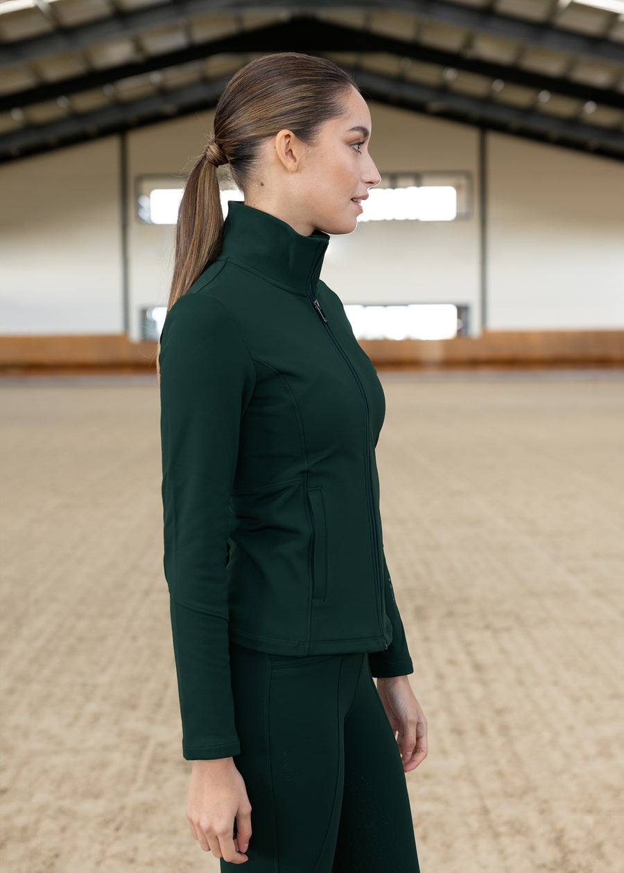 Vera Fleeced Jacket (Emerald)