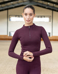 Winter Long Sleeve Base Layer (Burgundy)