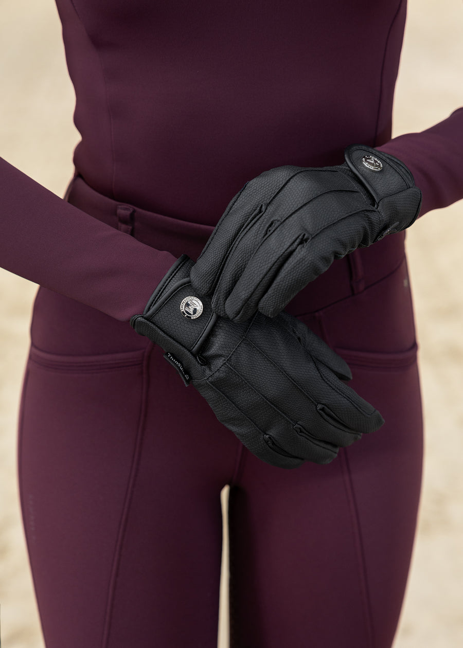 Koa Winter Riding Gloves (Black)