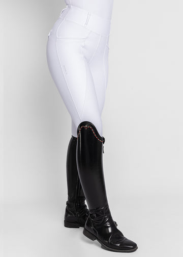 Pro Riding Leggings (White)