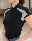 Aveen Polo Shirt (Black/Grey)