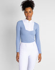 Sienna Long Sleeve Show Shirt (Iris Blue)