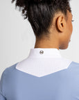 Sienna Long Sleeve Show Shirt (Iris Blue)