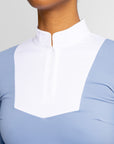 Sienna Long Sleeve Show Shirt (Iris Blue)