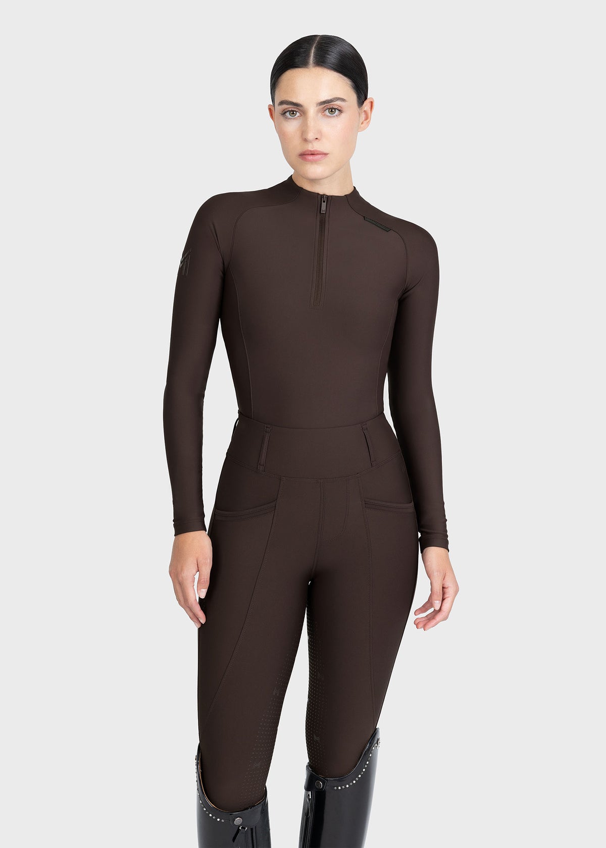 Origin Long Sleeve Base Layer (Chocolate)