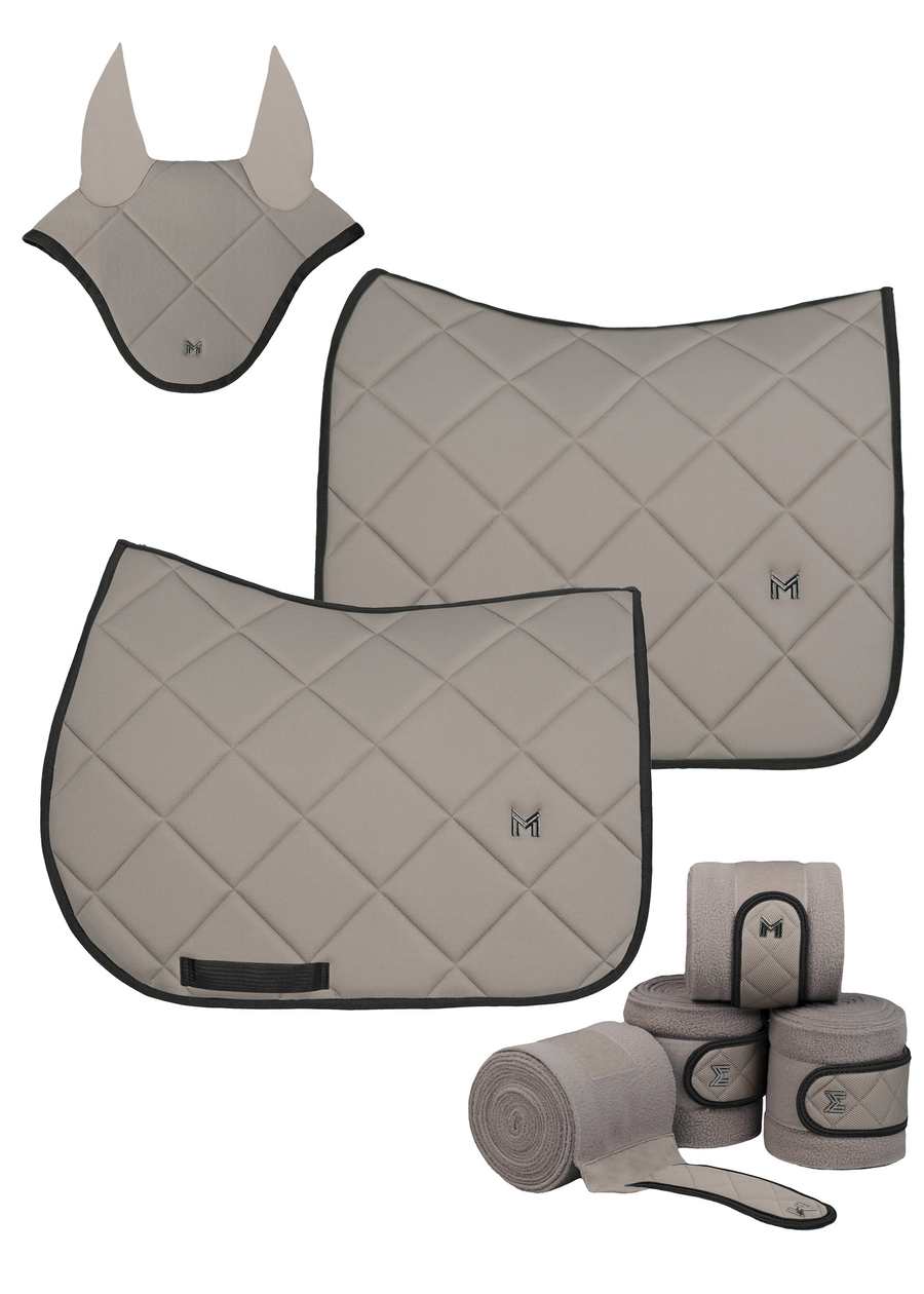 Crew Dressage Saddle Pad (Taupe)