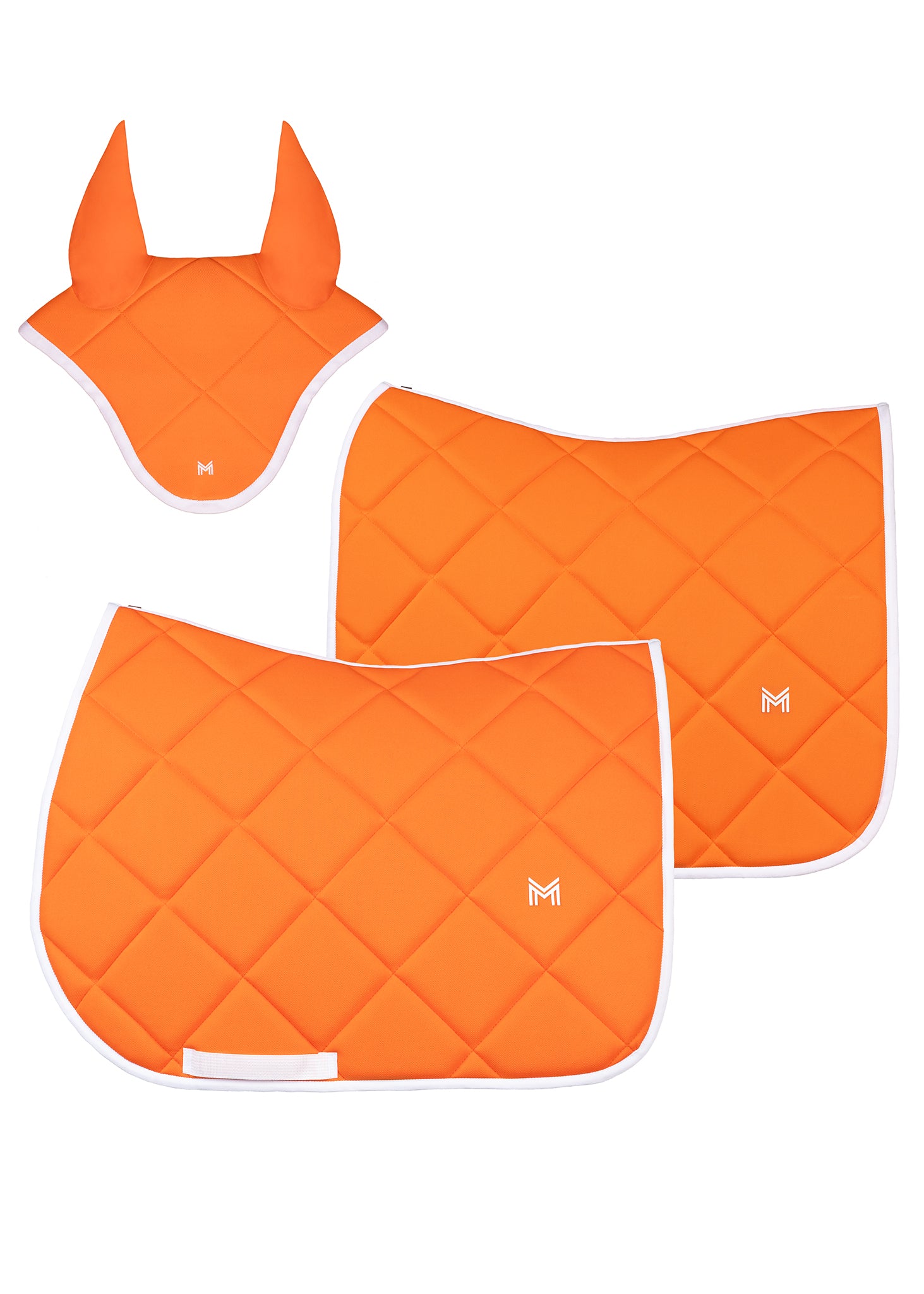 orange quilted equestrian dress Equestrian Print Quilted Vest