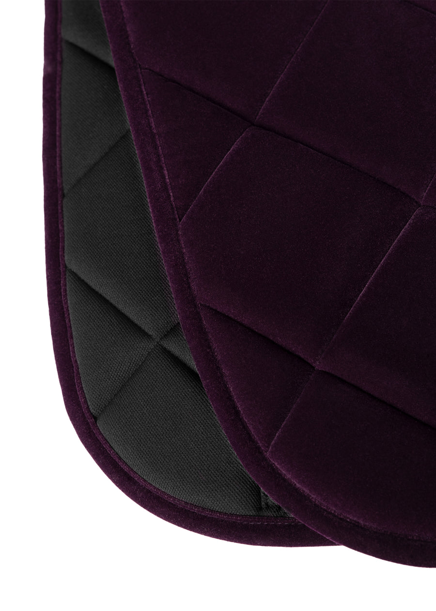 Velvet Dressage Saddle Pad (Amethyst)