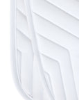 Delta Dressage Saddle Pad (White)