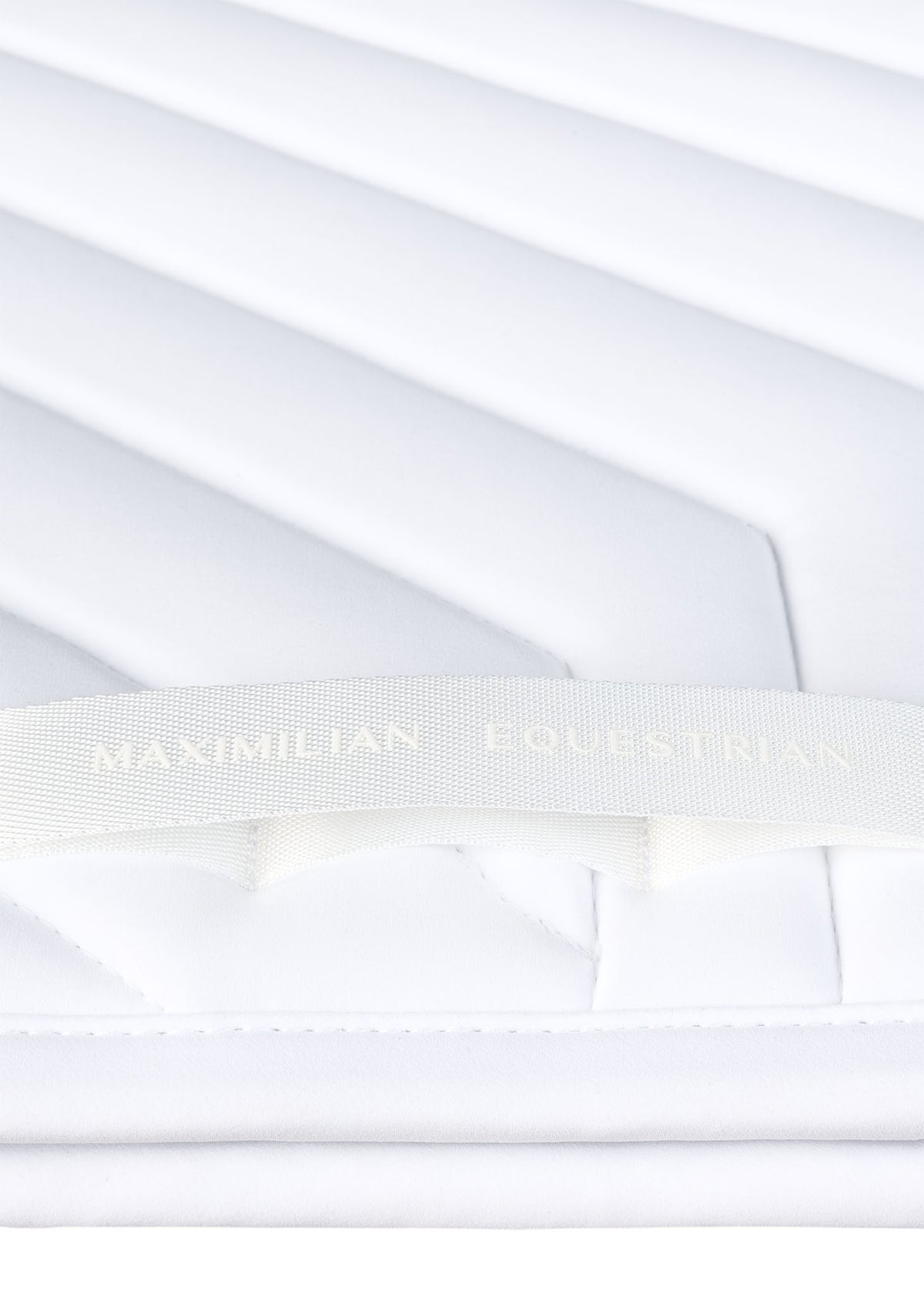 Delta Dressage Saddle Pad (White)