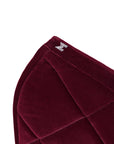 Velvet Jumping Saddle Pad (Ruby)