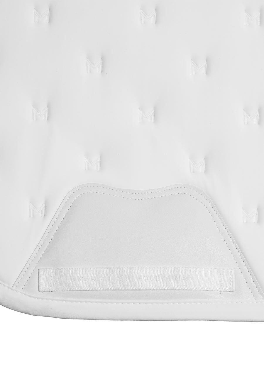 Stamp Jumping Saddle Pad (White)