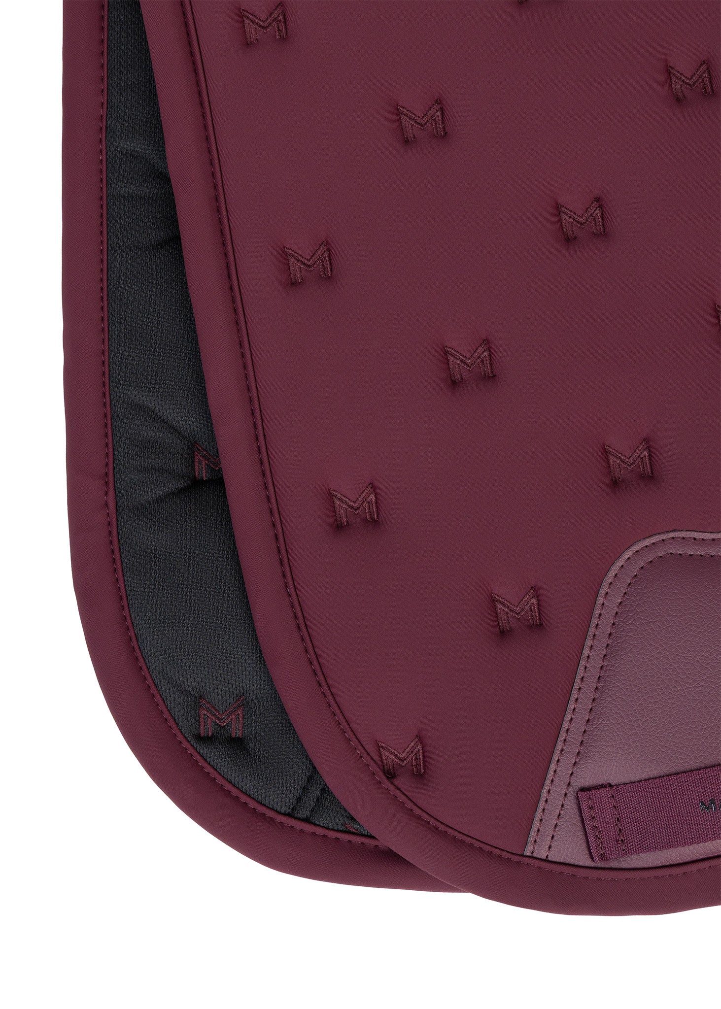 Stamp Dressage Saddle Pad (Burgundy)