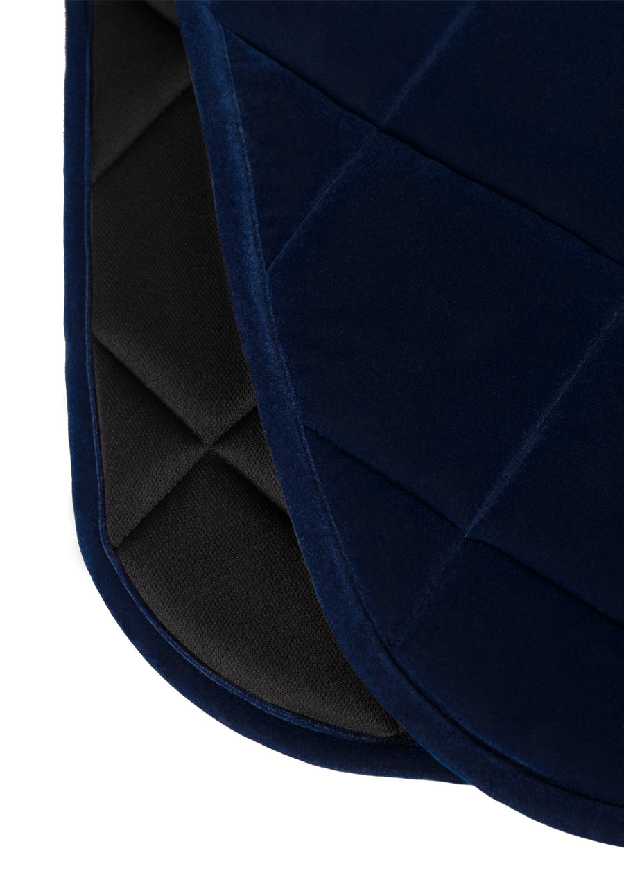 Velvet Dressage Saddle Pad (Sapphire)