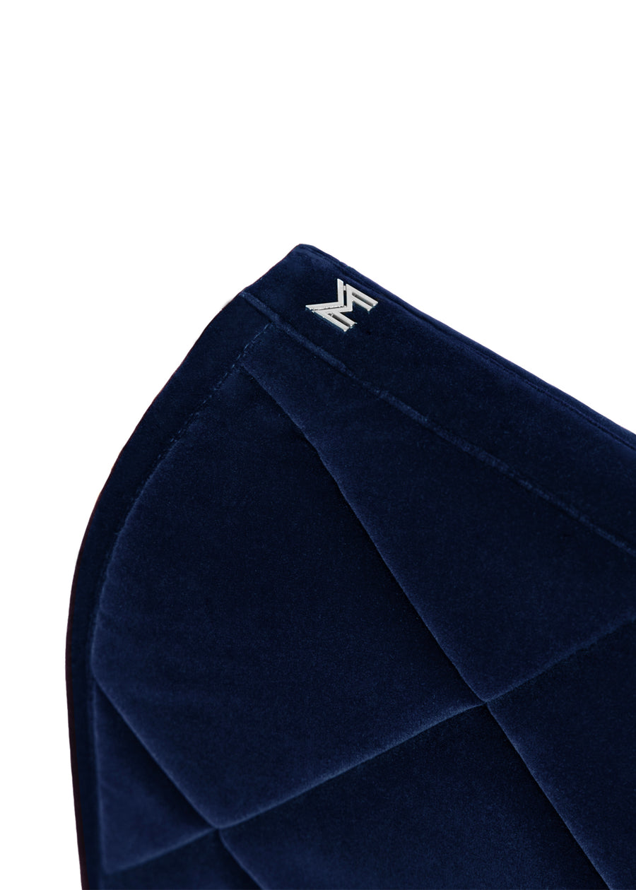 Velvet Dressage Saddle Pad (Sapphire)