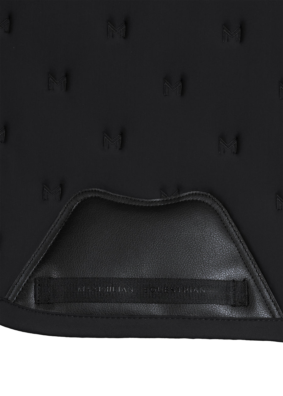 Stamp Jumping Saddle Pad (Black)