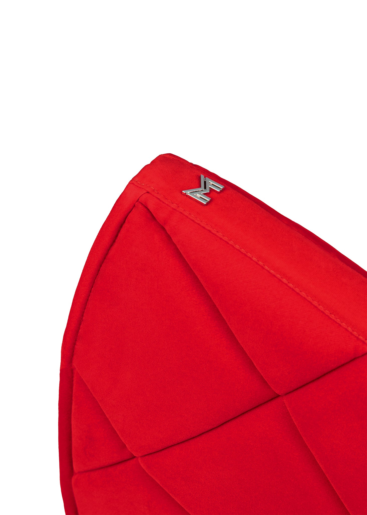 Velvet Jumping Saddle Pad (Crimson)