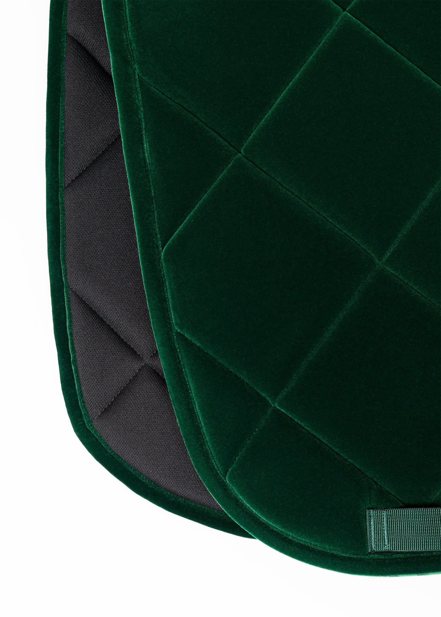 Velvet Jumping Saddle Pad (Jade)