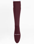 Flag Riding Socks (Burgundy)
