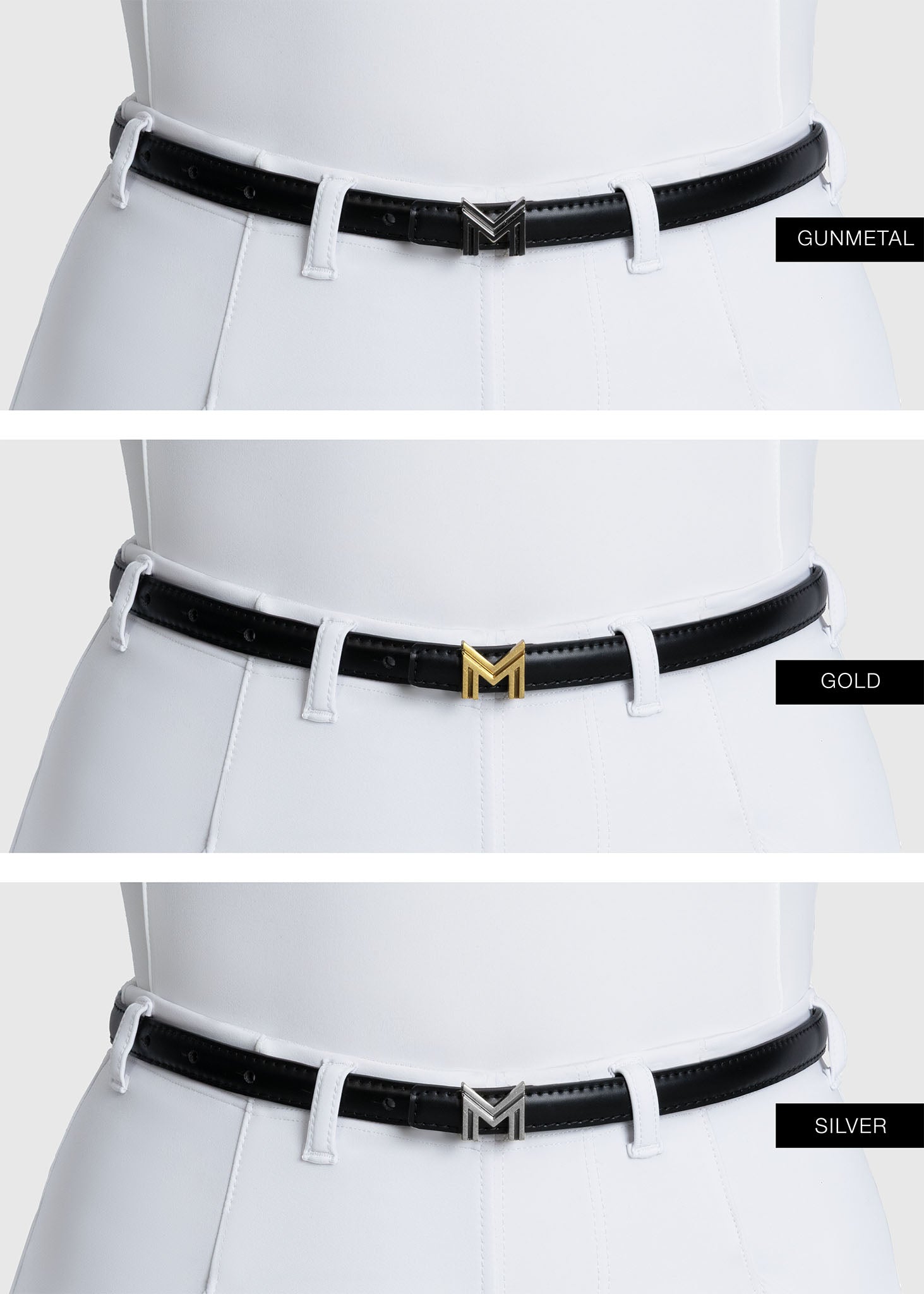 Velya Riding Leggings + Belt (White)