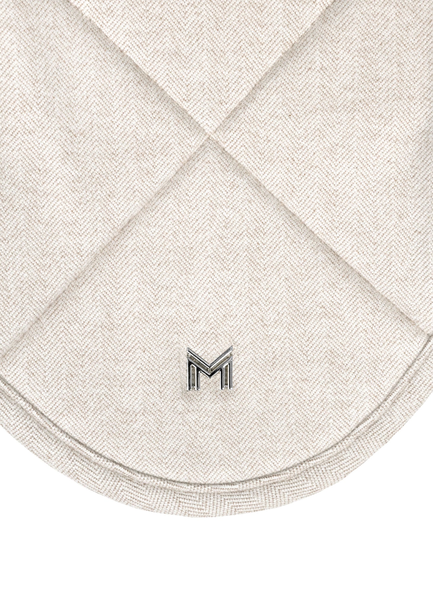 Herringbone Ear Bonnet (Beige)