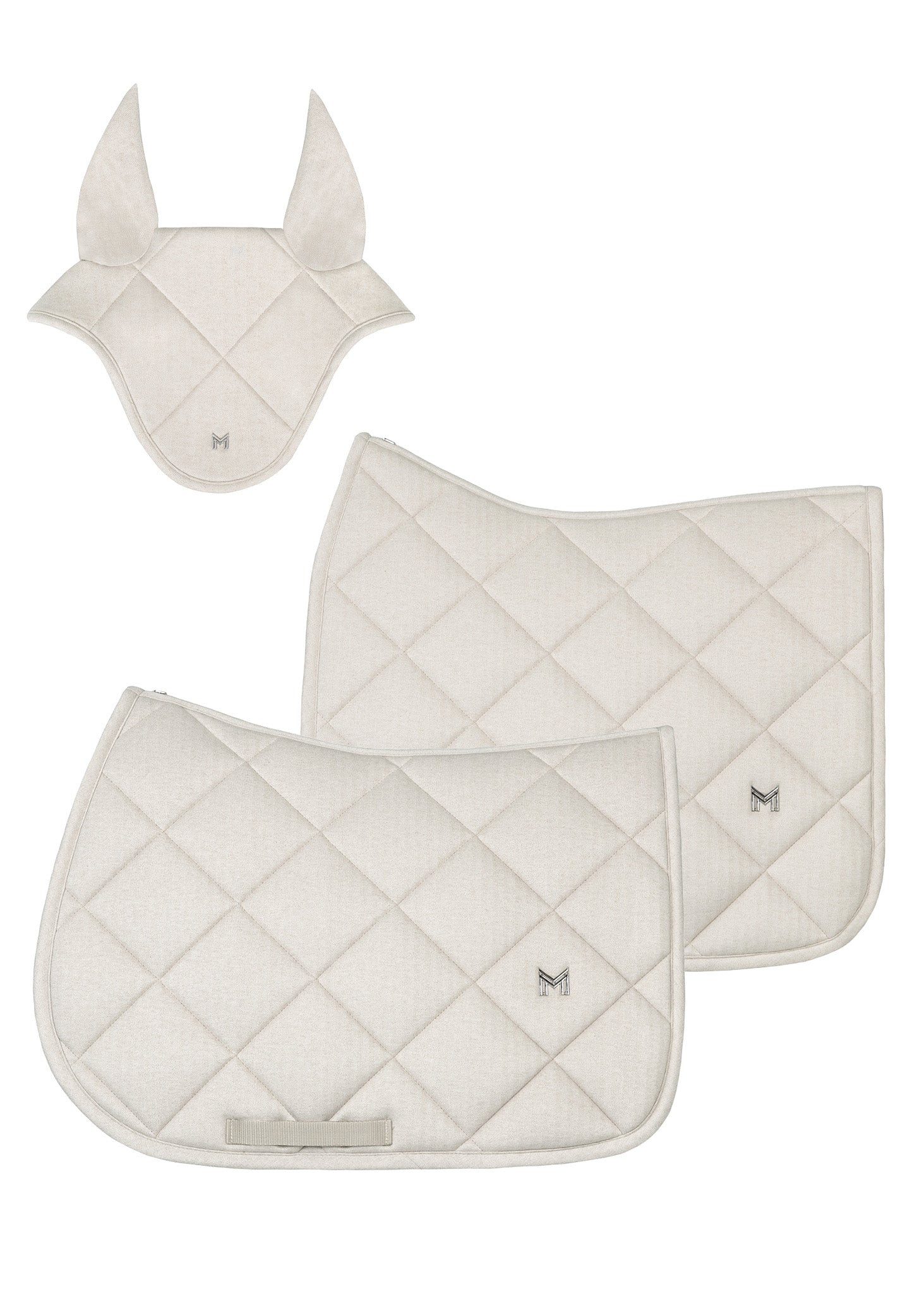 Herringbone Dressage Saddle Pad (Beige)
