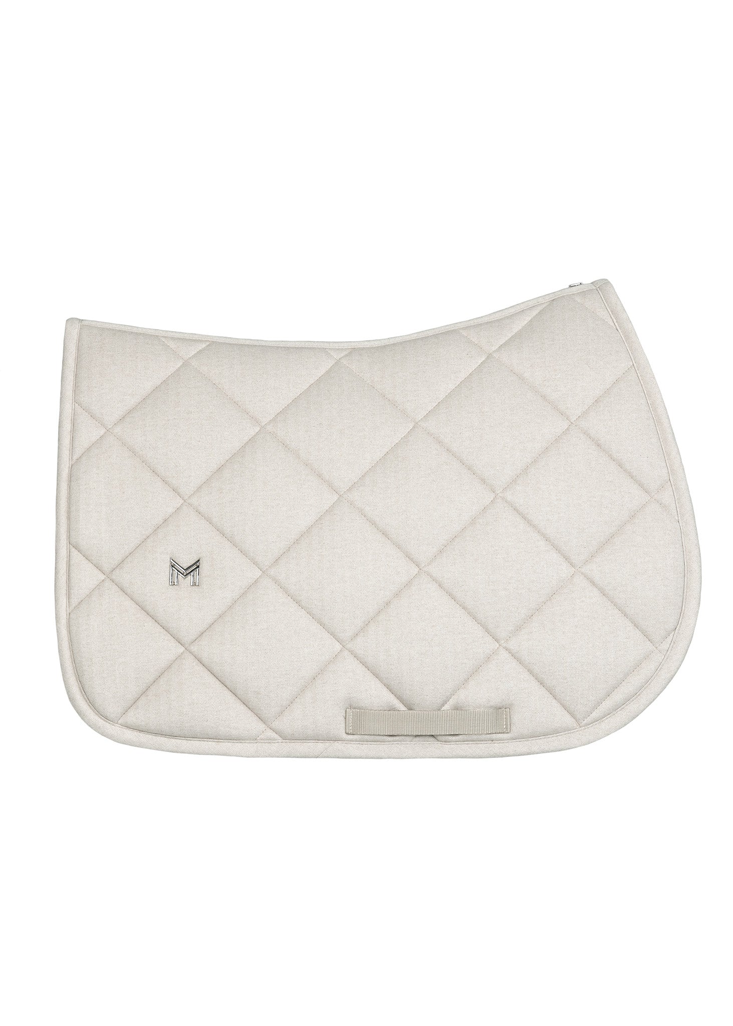 Herringbone Jumping Saddle Pad (Beige)