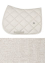 Herringbone Jumping Saddle Pad (Beige)