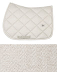 Herringbone Jumping Saddle Pad (Beige)