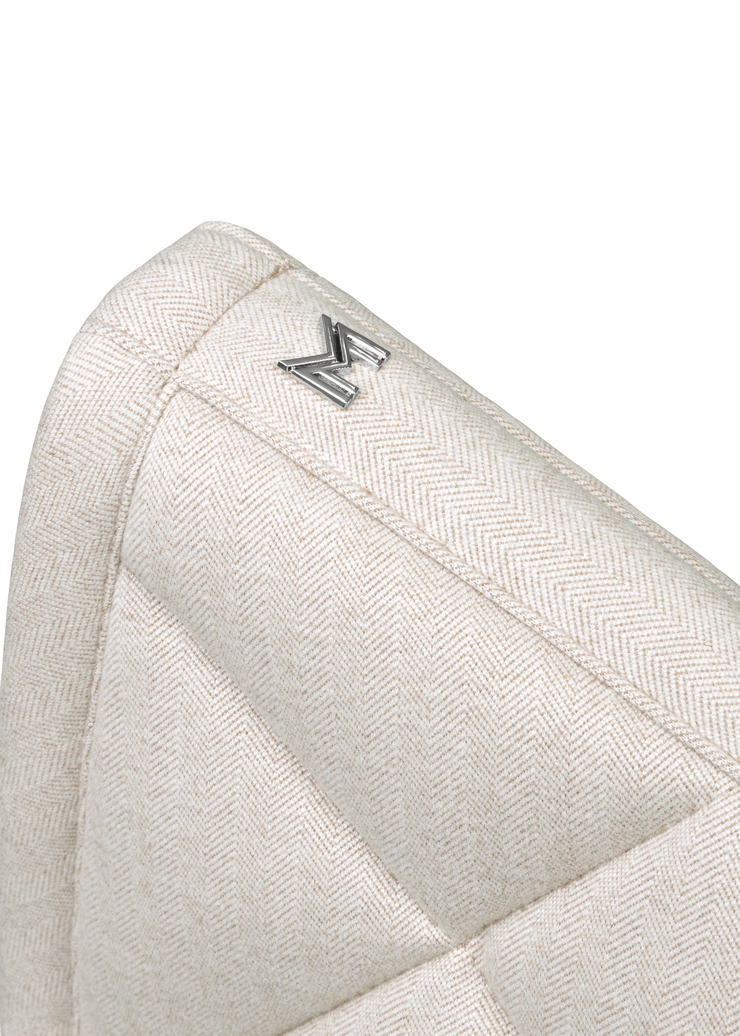 Herringbone Dressage Saddle Pad (Beige)