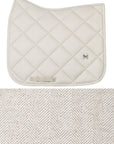 Herringbone Dressage Saddle Pad (Beige)