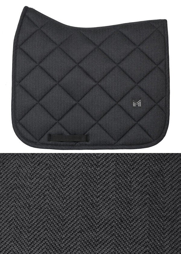 Herringbone Dressage Saddle Pad (Graphite)
