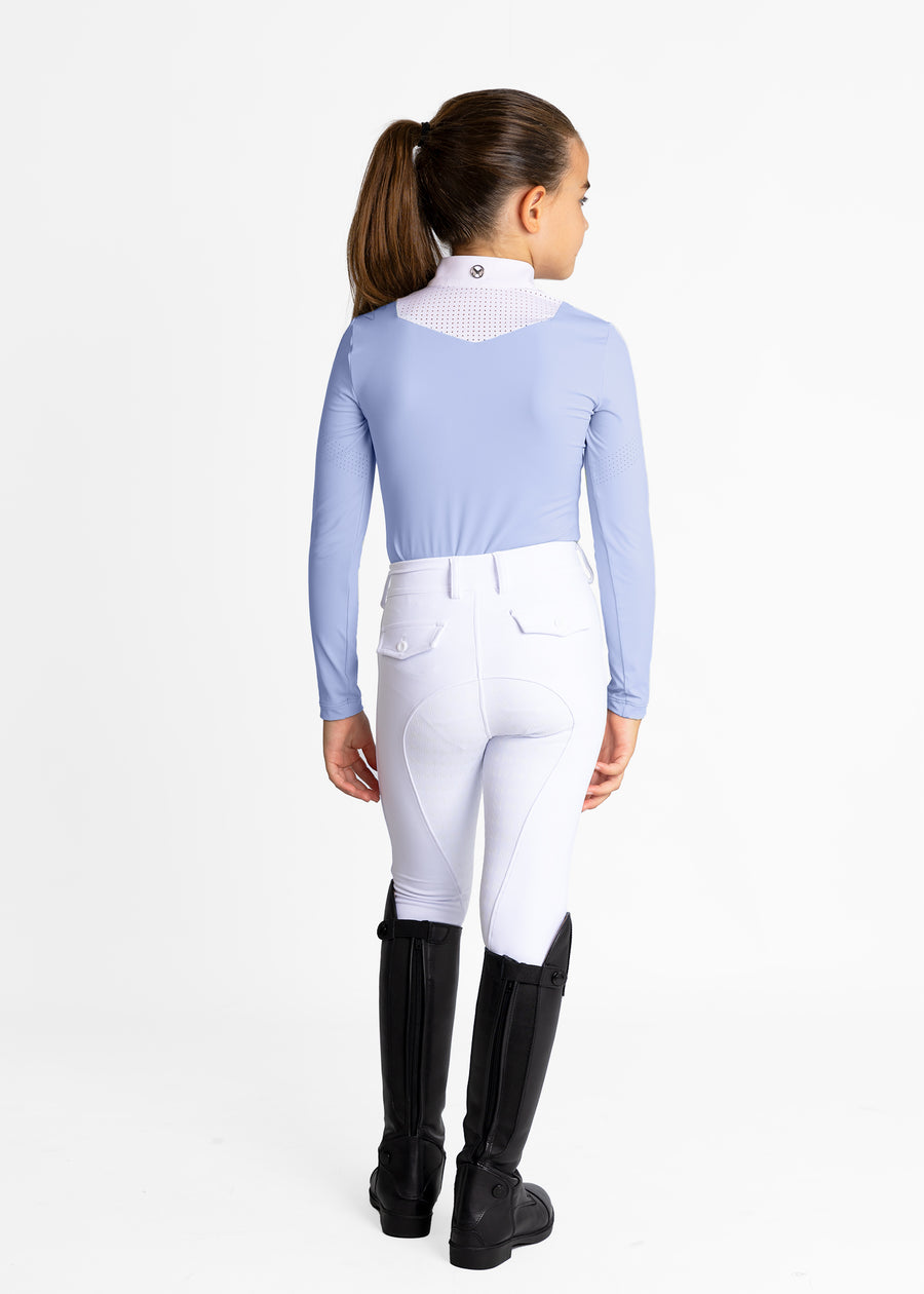 YR Long Sleeve Sienna Show Shirt (Iris Blue)