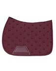 Stamp Jumping Saddle Pad (Burgundy)