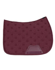 Stamp Jumping Saddle Pad (Burgundy)