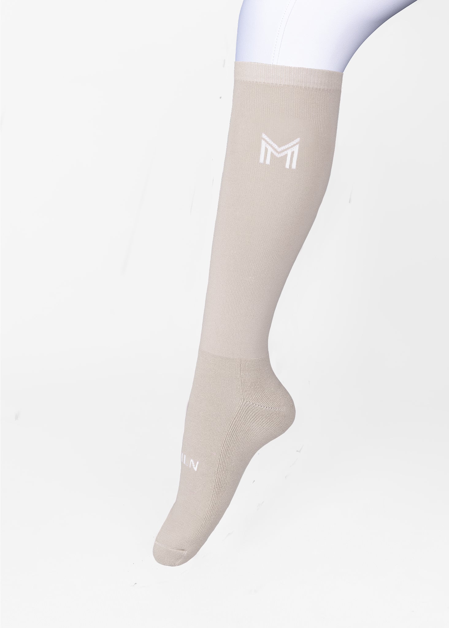 Flag Riding Socks (Beige)
