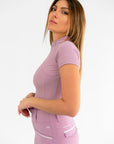 Short Sleeve Base Layer (Mauve)